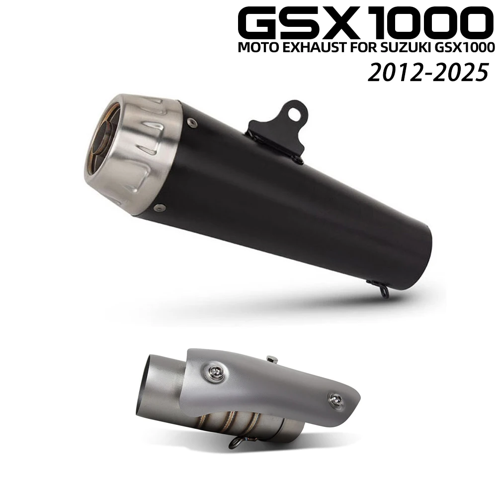

GSXR1000R Exhaust Slip on Line Tube For Suzuki GSXR1000 GSX-R1000/R1000R 2012-2025 Motorcycle Exhausts Pipe Pro Race Muffler