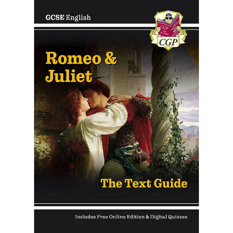 

Учебное пособие GCSE English Shakespeare Romeo Juliet включает онлайн-издание Quizzes CGP, книги 9781841461182