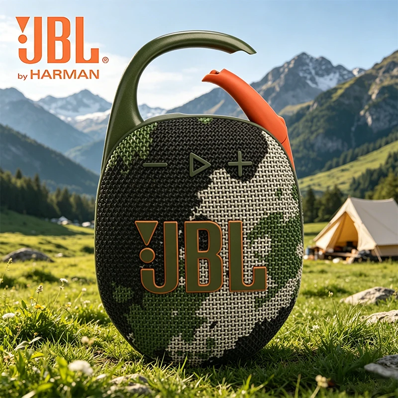 Altavoz Bluetooth inalámbrico JBL CLIP5 para ciclismo, altavoz pequeño portátil con graves potentes/altavoz Bluetooth inalámbrico lip7 kaleidoscope