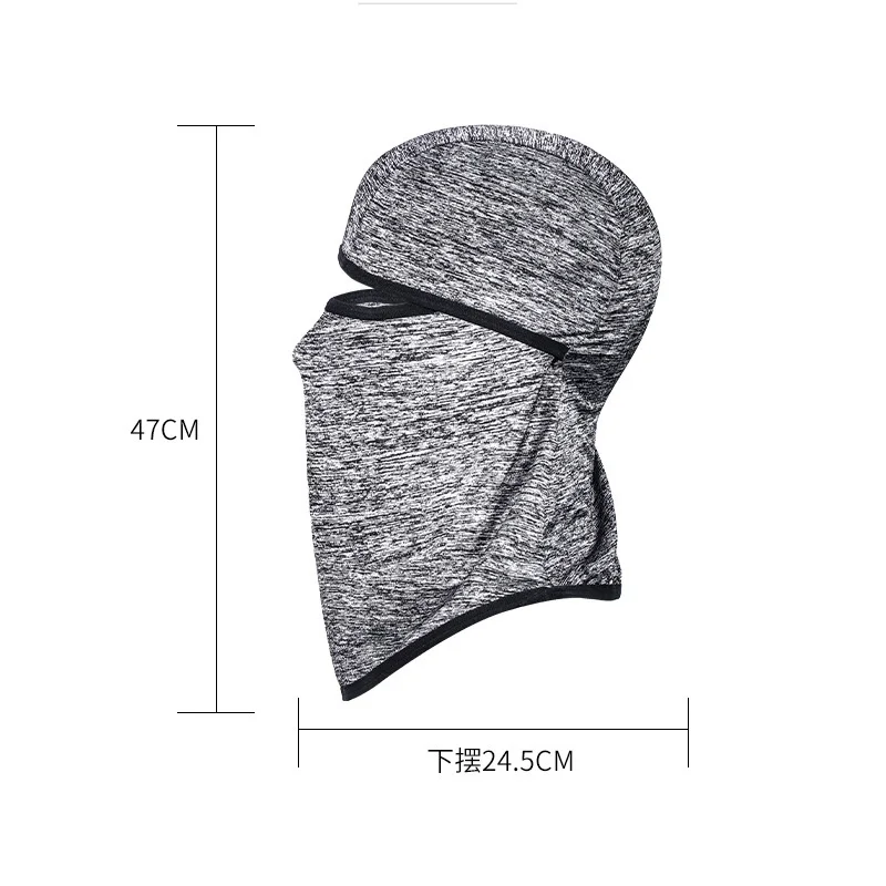 Ice Silk Balaclava Hood Motorcycle Bandana Cycling Ski Face Mask Hat Tactical Outdoor Sport Scarf For Men Women Neck Head Warmer