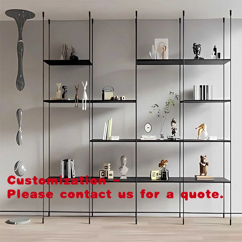 

Customize.Modern Minimalist Bookshelf Display Rack Living Room Entrance Decoration Storage Rack Stainless Steel Display Bookcase