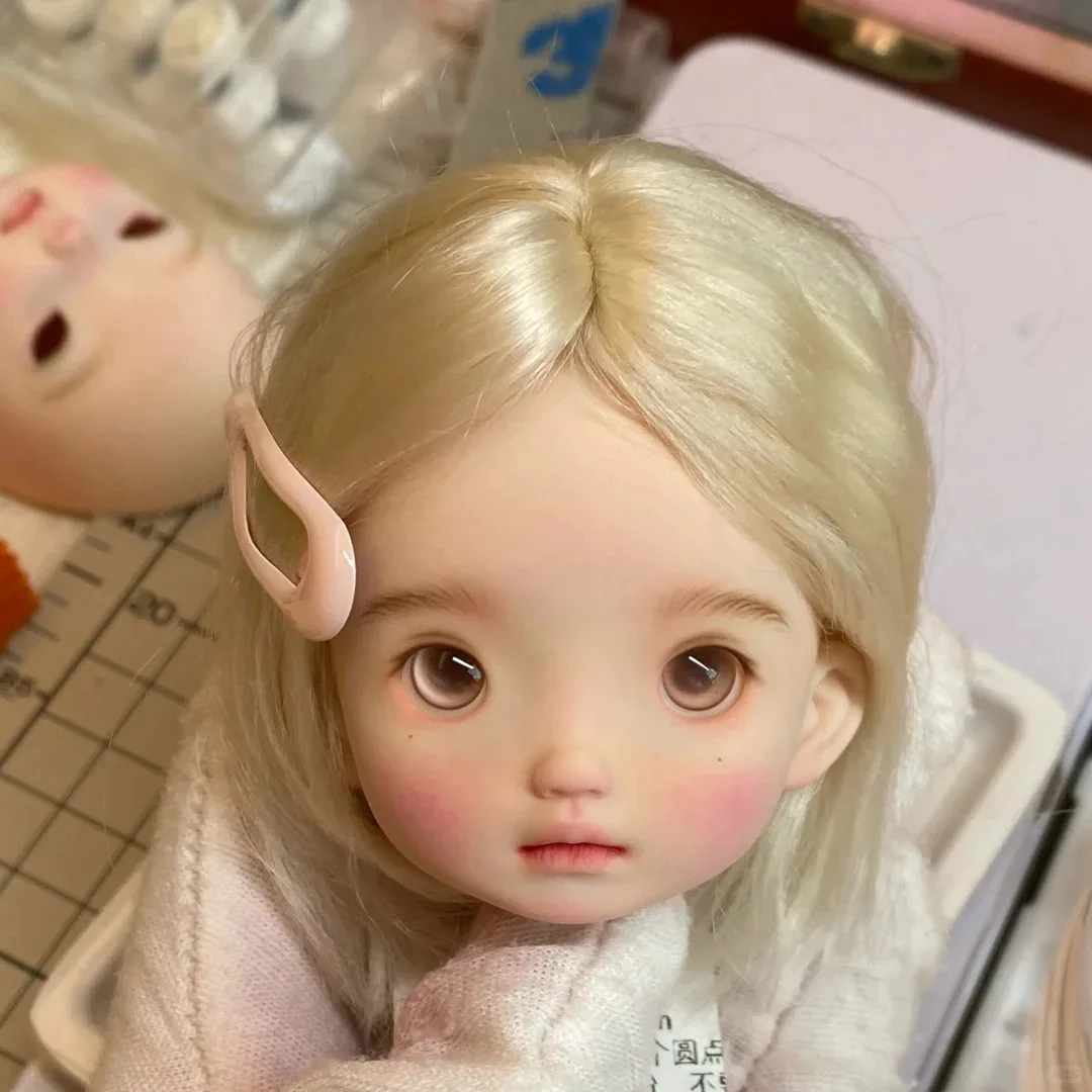 

Just Head SD BJD Doll 1/6 Blue Bean K2 k1 Women's High Quality Individual Toy Doll Head for Collectors