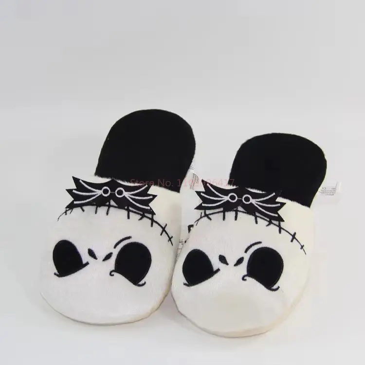 New Anime Cartoon Slippers The Nightmare Before Christmas Jack Skellington Slipper Indoor Winter Slippers Halloween Fashion Gift