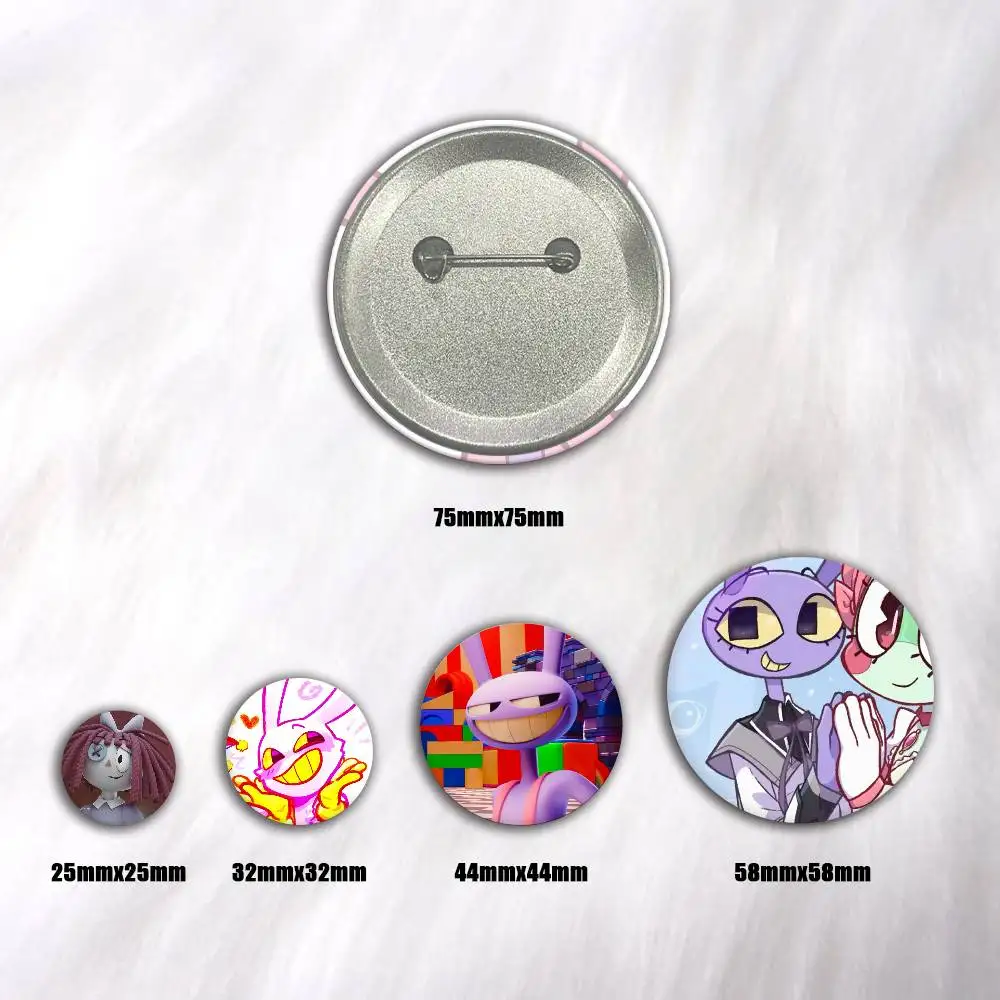 A-Role Jax Gangle Ragatha Cosplay COSTUME Badge Pin Tinplate Brooch Prop Xmas Gift Birthday Gift