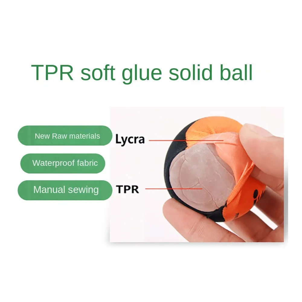 경량 물 튀는 공, TPR 탄성 공, 부드럽고 편안한 애완 동물 장난감, 수영장, 5.5cm