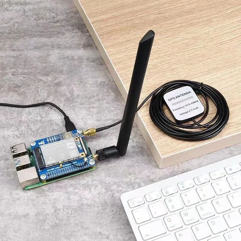 Raspberry Pi 4B LoraWAN Gateway Module SX1302/1303 Wireless Communication Expansion Board for Raspberry Pi 868/915
