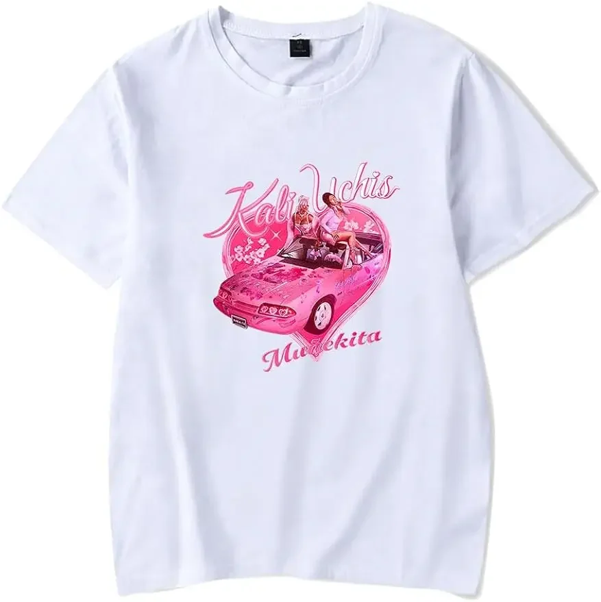 Kali Uchis Munekita T-Shirt Men/Women Fashion Casual Tshirt Munekita Harajuku Hip Hop Fans Tee