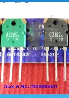 2 ピース/ロット = ペア 2SA1265N 2SC3182N A1265 C3182