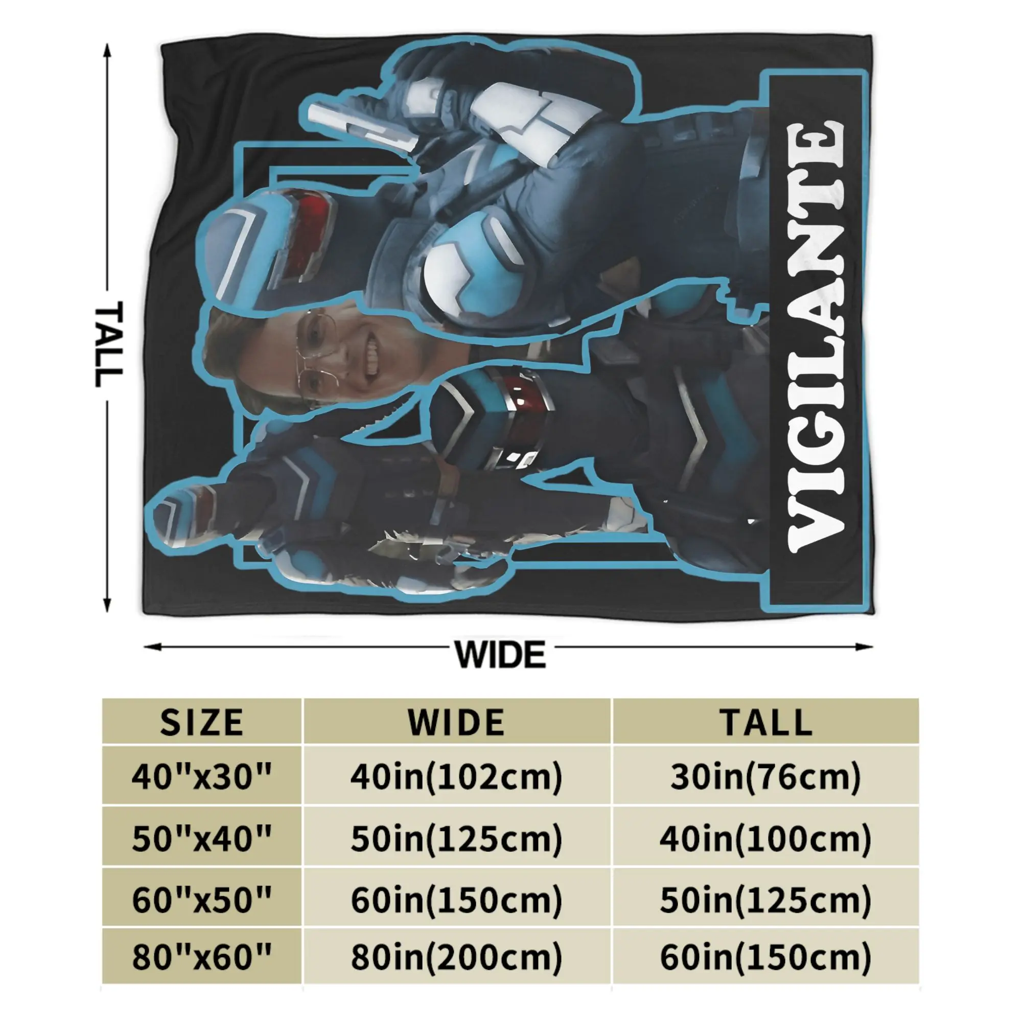 Vigilante صانعي السلام ميمي بطانية قطيفة للأطفال الكبار الفانيلا رمي بطانية لغرفة النوم لينة جودة مخصصة المفرش هدية #6