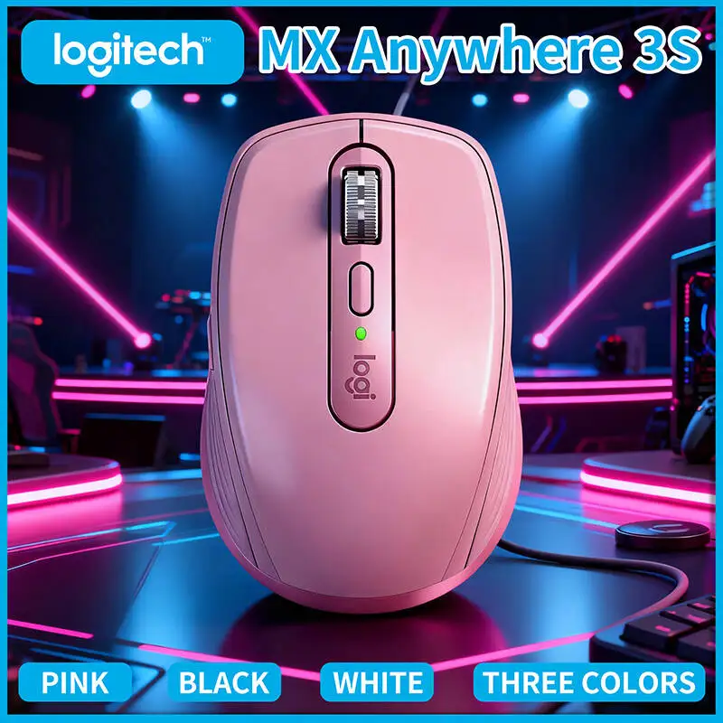 

Беспроводная мышь Logitech MX Anywhere 3S — стильная конструкция, удобная ручка, долговечная батарея для домашнего офиса