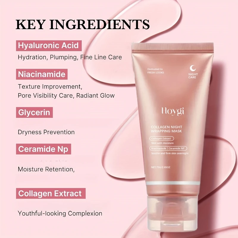 عميق الكولاجين التفاف تقشر قناع الوجه ترطيب ترطيب السلس الوجه ثبات الجلد تجديد قناع العناية بالوجه ماكياج