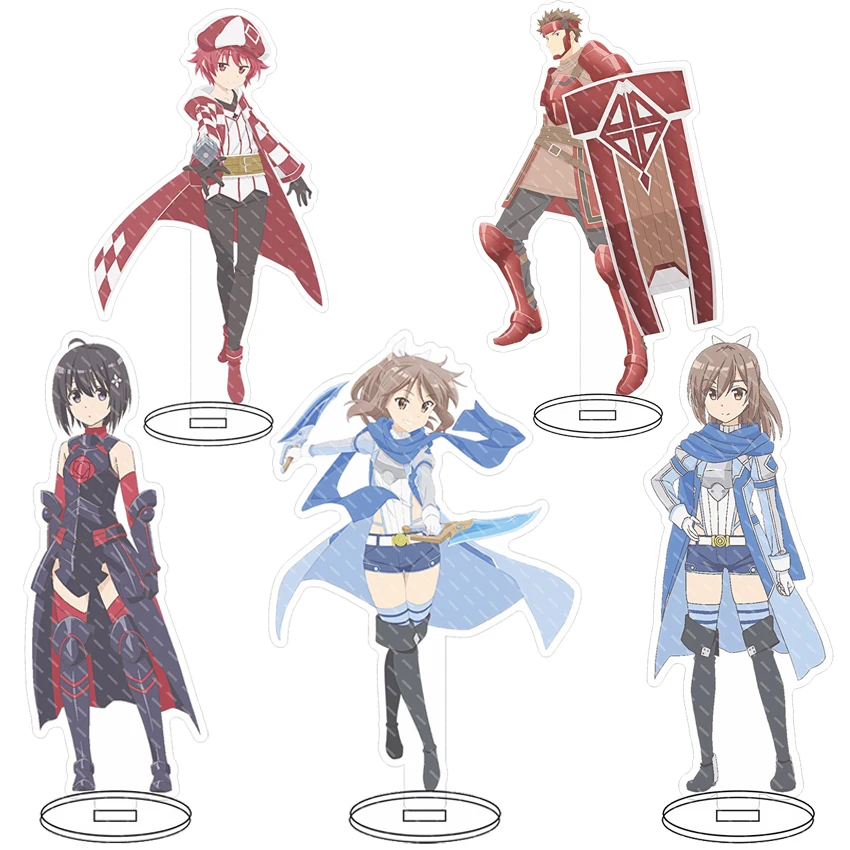 16CM Anime BOFURI: Ich will nicht verletzt werden, also werde ich meine Verteidigung maximieren. Honjō Kaede Shiramine Risa Cosplay Acrylfigur Ständer