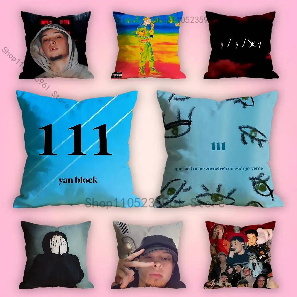 

Yan Block 111 444 Pillow Cases for Bedroom Living Room Sofa Home Decor Polyester Cushion Cover with Zipper