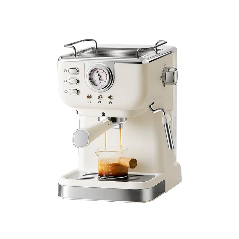 

semi-automatic home espresso coffee machine High pressure espresso steam coffee machine Milk foaming available Coffee machine