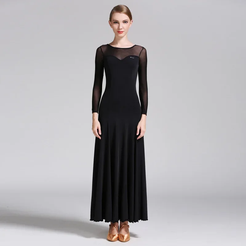 Gonna da ballo da sala valzer Abito da ballo standard professionale da donna Costume da ballo latino moderno da competizione per donna