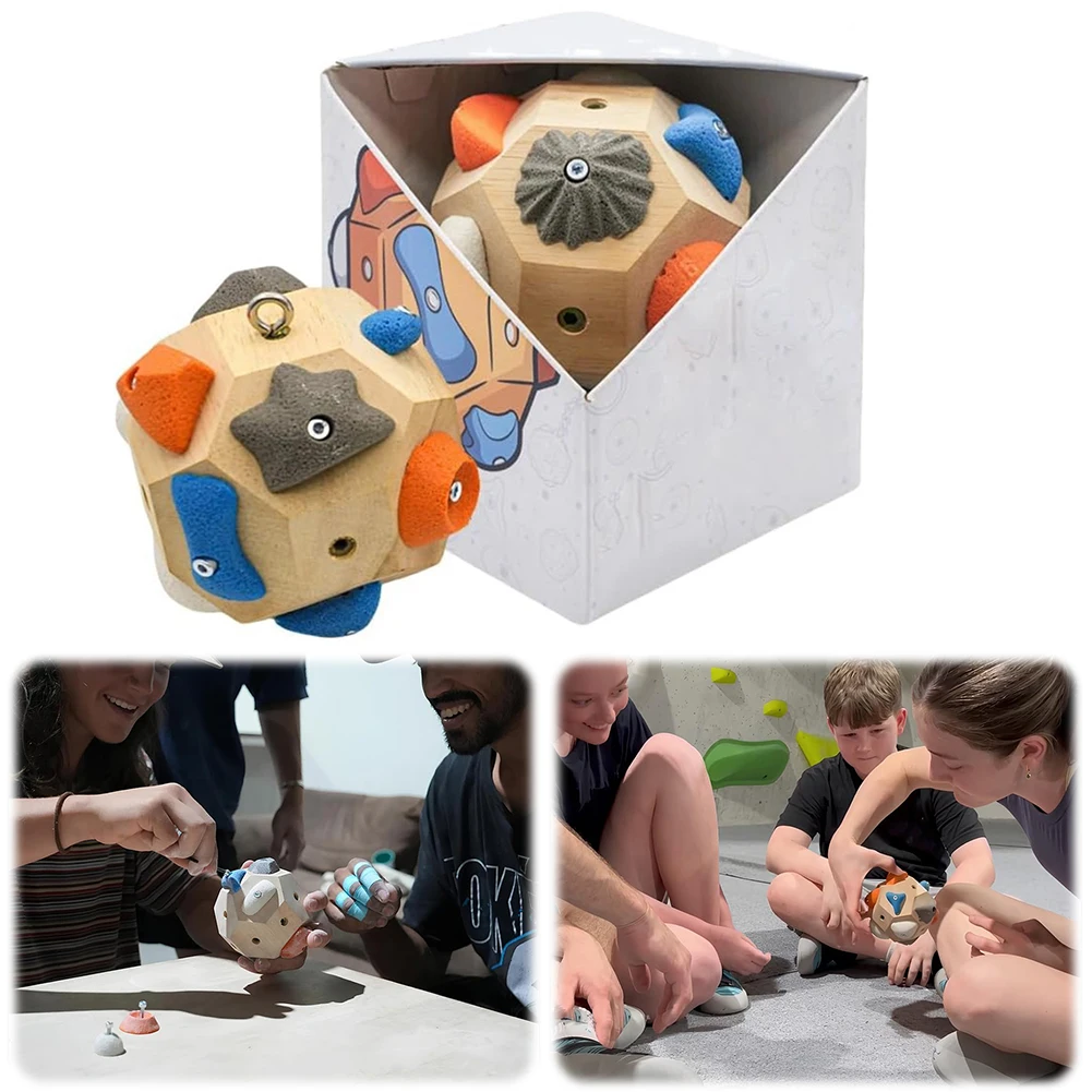 

Handcrafted Boulder Block Finger Climbing Ball Finger Strength Exercise Climbing Ball Climbing Holds Handmade Giant Stones Gift
