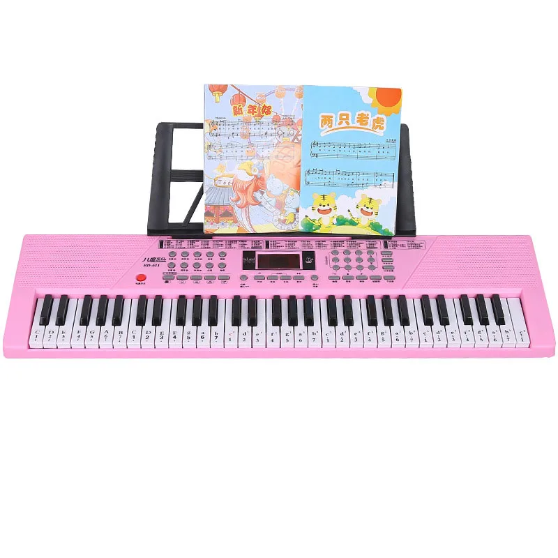 New Years Gift Piano Keyboard Baby Professional Electronic Organ 61 Keys Childrens Music Teclado Infantil Synthesizer Keyboard