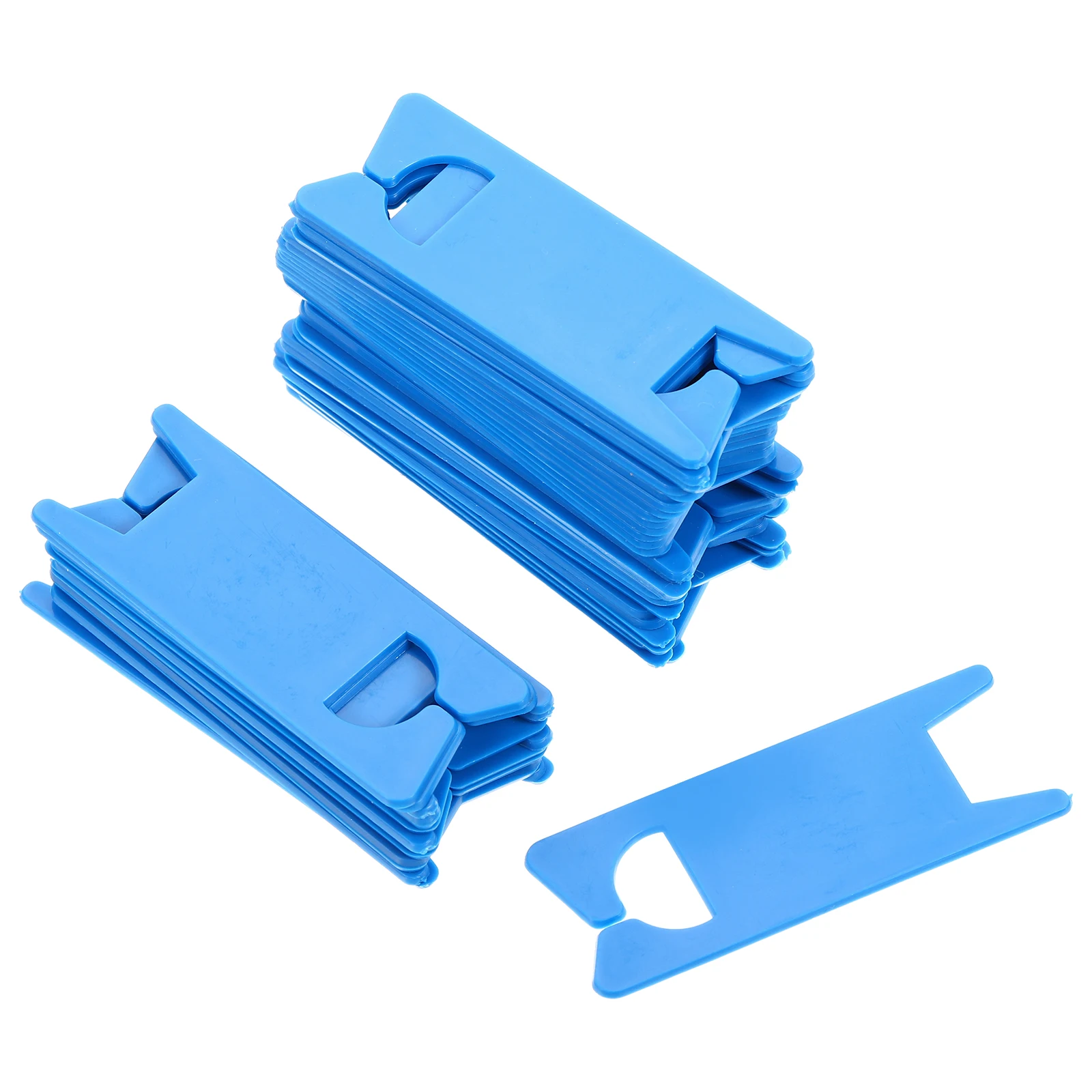 

100 Pcs Winding Plate Embroidery Supplies Thread Holder Sewing Line Card Tools Spool Plastic Accessories