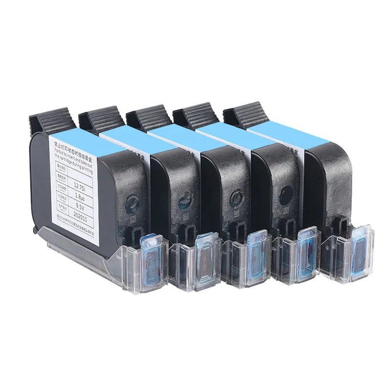 1PC 2588 Refillable Ink Cartridge 12.7mm TIJ/Handheld Inkjet Printer Ink Solvent Fast Drying Unencrypted Ink Black Red BlueIQ800