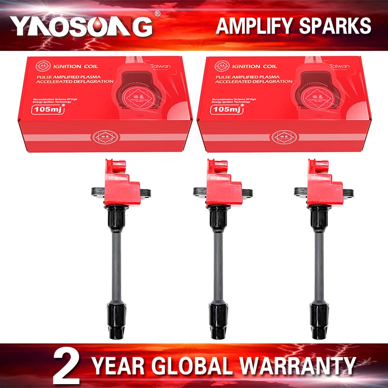 

3 шт. катушка зажигания для INFINITI I30 Nissan Cefiro 2000-2003 A32 Y33 Y32 A33 Maxima 1997-2003 QX VQ30DE VQ20DE UF263