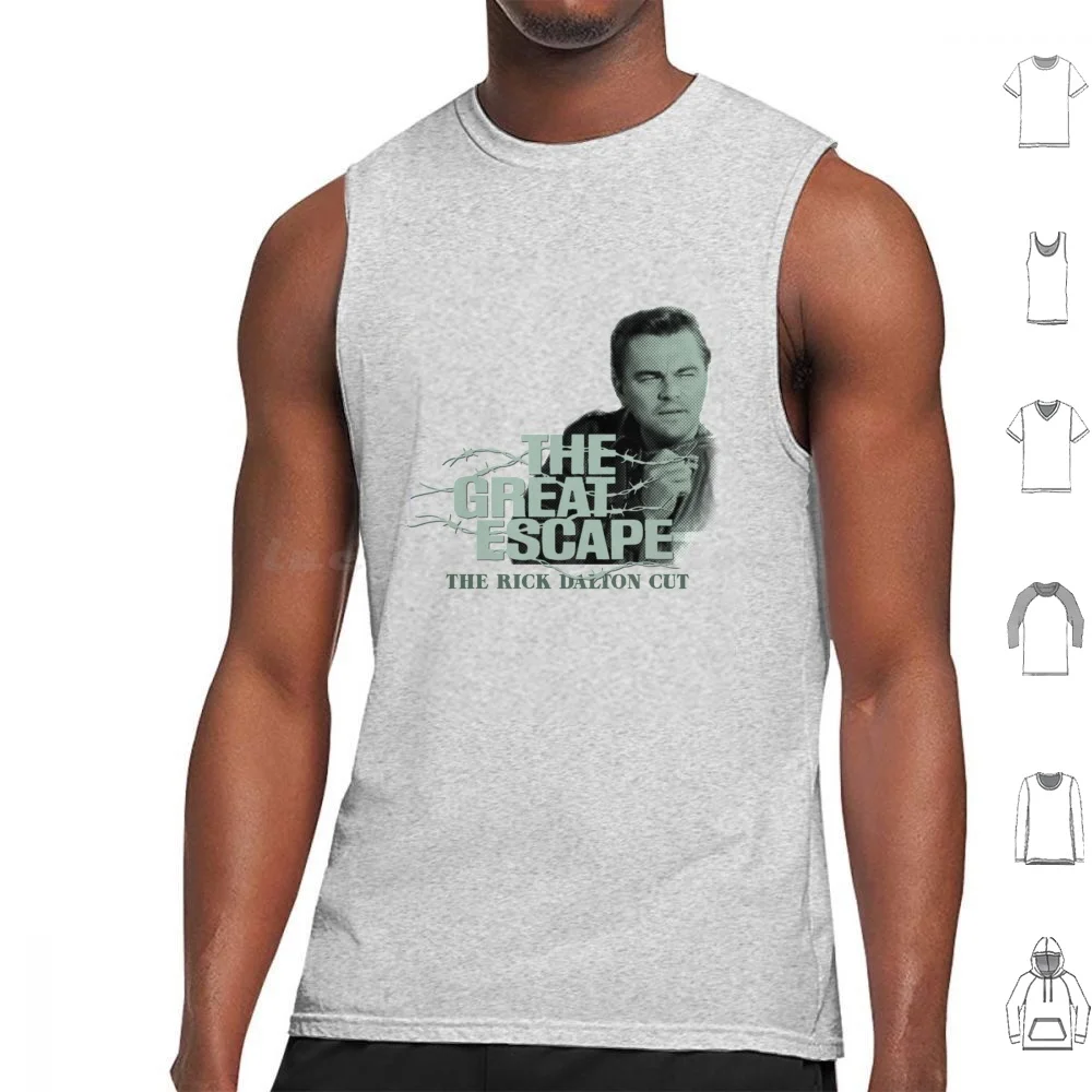 

The Great Escape: Майки с вырезом The Rick Dalton с принтом Хлопок Rick Dalton The Great Escape Once Upon A Time In Hollywood
