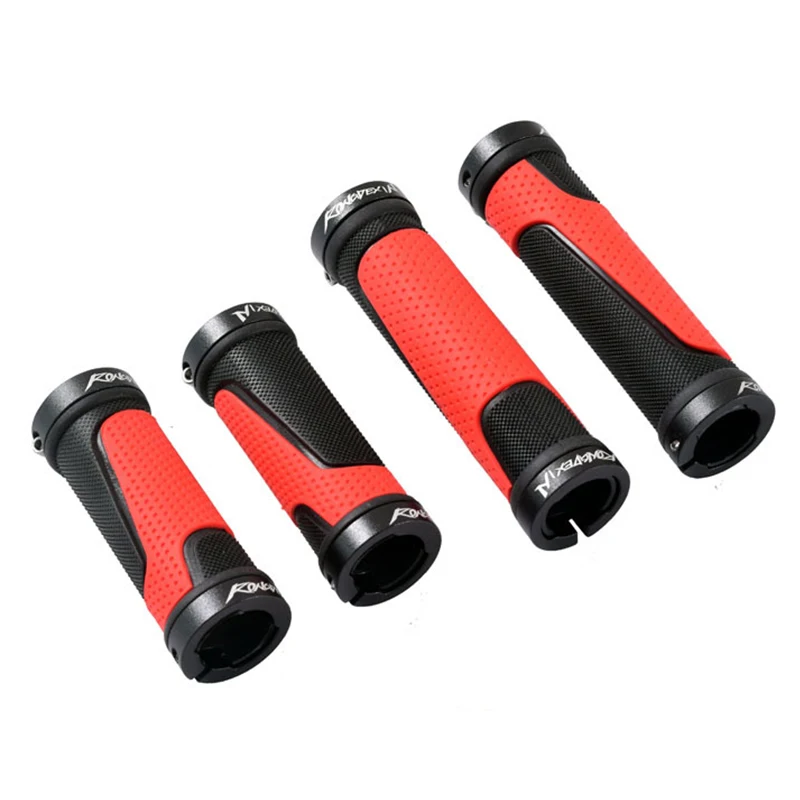 Lockable Black and Red Two-color Handlebar Cover Modification Accessories Folding Bike Handlebar Cover Bicycle Handlebar Grips