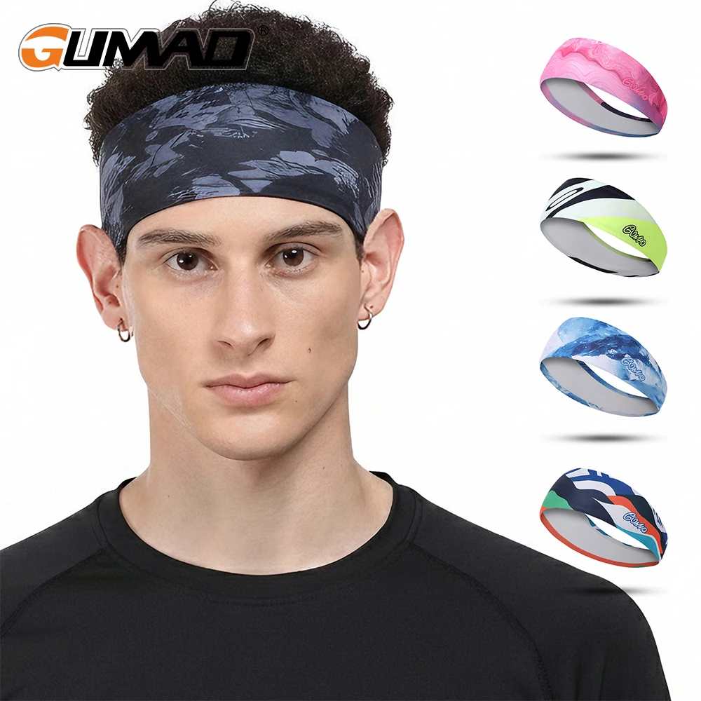 Winter Thermal Headbands Sports Sweatbands Sweat Absorption Quick Dry Elastic Headwear Outdoor Running Skiing Windproof Yoga Gym