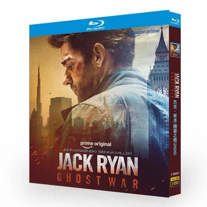 Jack Ryan Ghost War (2026) Full HD 1080P Blu-ray Disc DVD 1 Disc Complete Series Movie Box Set