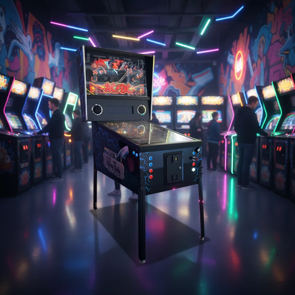 Custom Logo 32 42 Inch VPIN Full Size Arcade Bar Game Center Coin Operated Electronic Digital 4K Virtual Pinball Machine