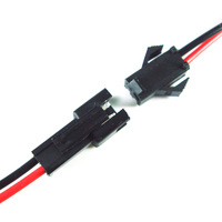 5pcs 2-Pin Male Female Connector Plug with Wires Cables for LED Strip Lamp Driver