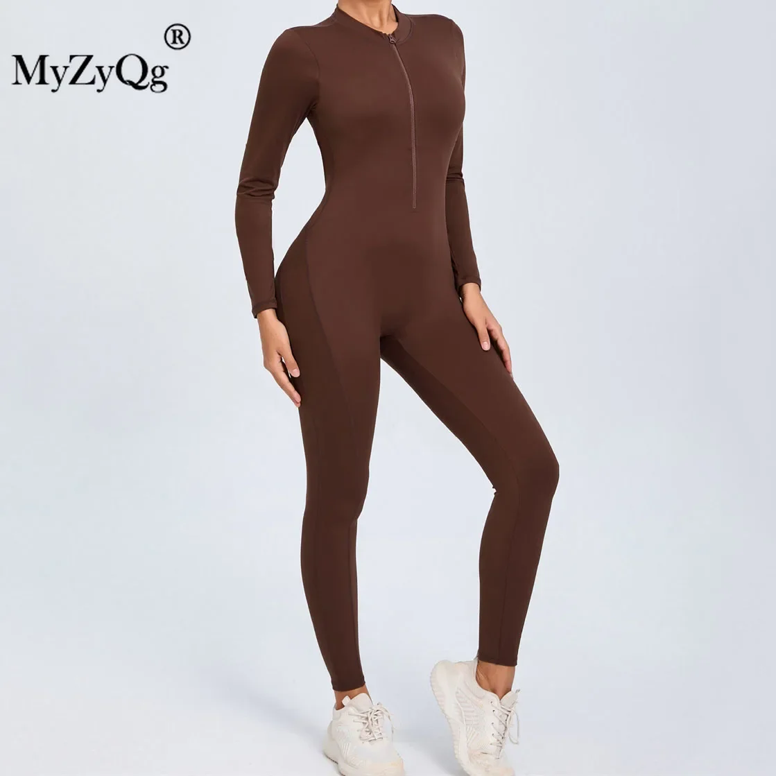 MyZyQg Women Ballet Dance Aerial Long Sleeve Yoga Set Jumpsuit High Elastic Fitness Sports Running Tracksuit Gym Sportswear