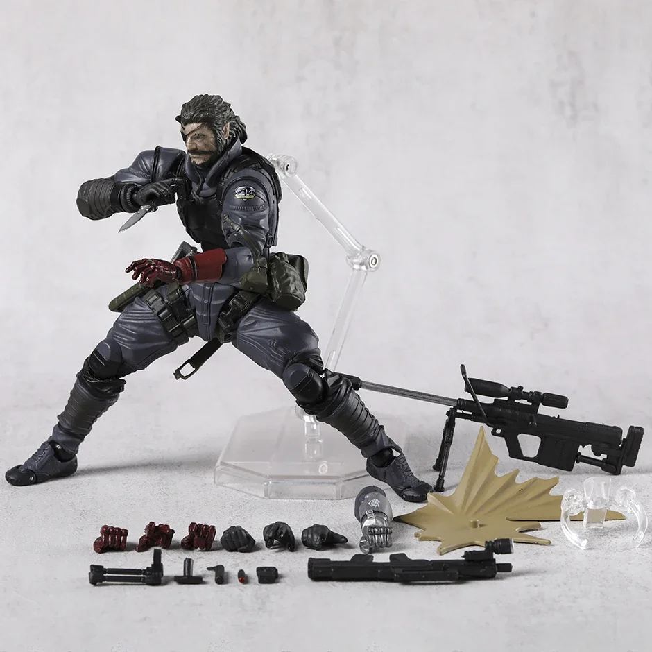 

Revoltech Phantom Pain Venom Snake Action Figure Figurine Collectible Model Doll Toy Gift