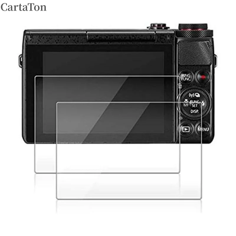 Tempered Glass Protector Guard for Canon PowerShot G7X Mark III 3/G7 X Mark3 MK3 G7XIII Camera LCD Screen Cover Protective Film