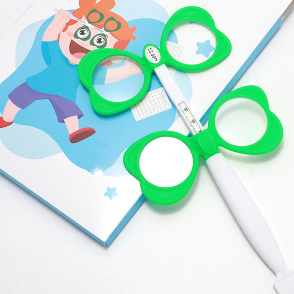1 set 1 set lente di prova ottica flip per optometria allenamento per la visione strumento flipper distanza pupilla regolabile materiale in vetro