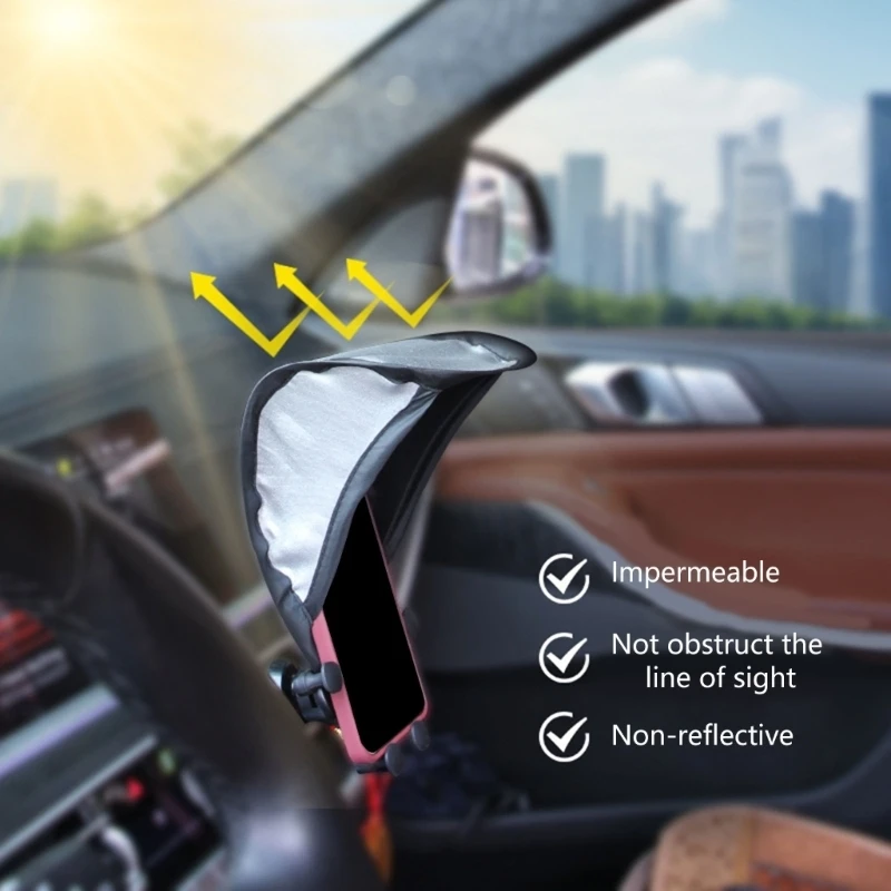  Longwave light Resistant Car Phone Owner Suncream With Modifiable Corner Permanent Polyester Fabric Everyone Weather Conditions