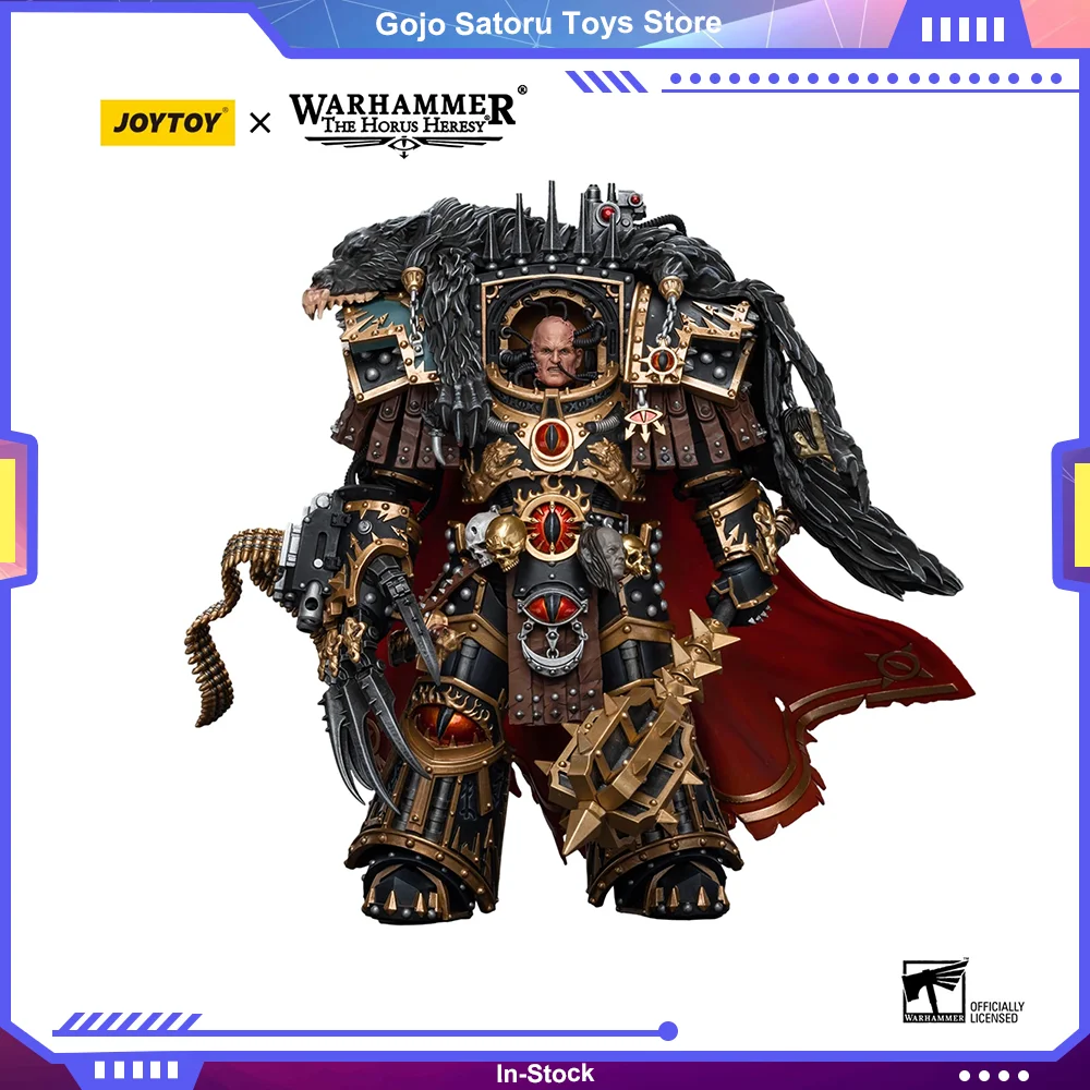 JOYTOY 1/18 Warhammer The Horus Heresy Action Figure Warmaster Horus Primarch of The XVlth Legion Joint Anime Figurine Model Toy