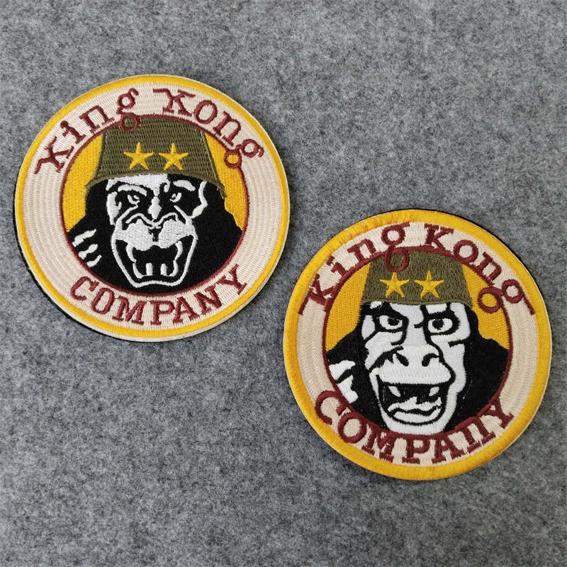 Vintage Movie Rental Driver Embroidery Patch King Kong Company Tactics Morale Badge Backpack Helmet Sticker Patches for Clothing