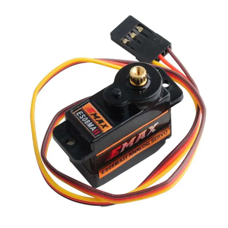 EMAX ES08MA II 12g 아날로그 서보 2KG 소형 서보 메탈 기어 RC 비행기 고정익 드론 레이싱 모델 1/2/4개