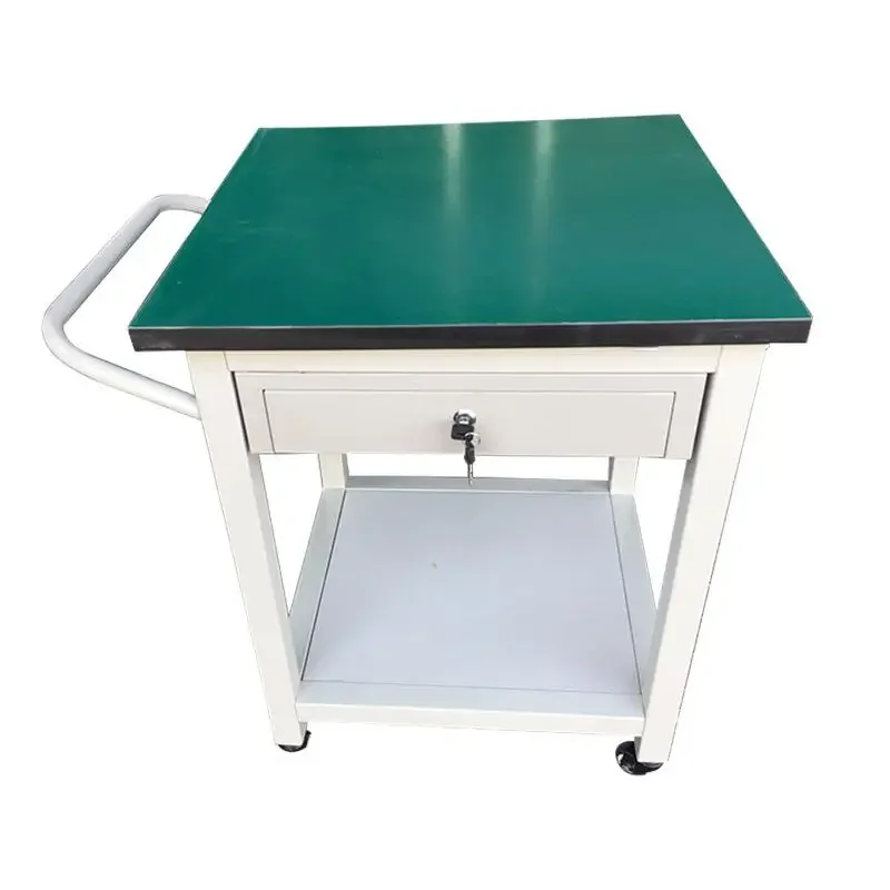 Mobile anti-static work for wheel and table fitter, the size of the platform can be used with hand push