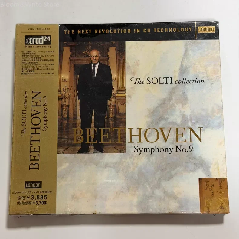 

Classical Music Georg Solti Music CD Beethoven Symphony No 9 Album Music Record Walkman Car Soundtracks Box Collection Gifts