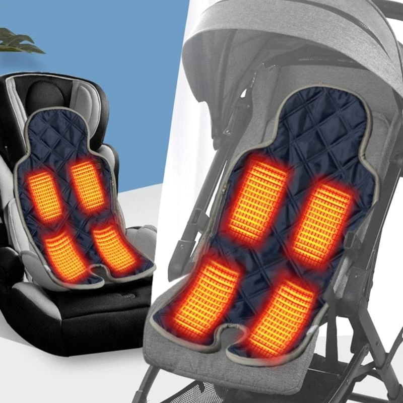 

Heated Mat for Baby Stroller Universal Child Safety Pad Essential Winter Gear Keep Baby Warm & Comfortable in Winter