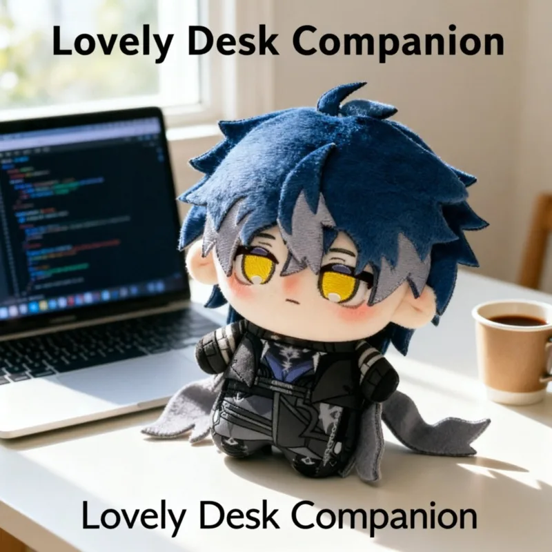 10cm Genshin Impact Flins Doll PP Cotton Filled Soft Figure Anime Game Character Room Decor Desktop Ornament Cute Gift For Fans