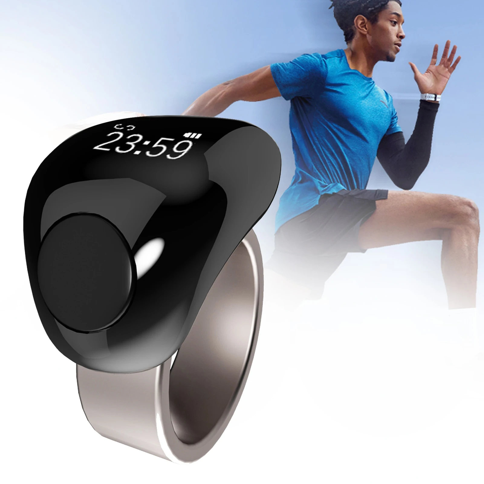 

Цифровой счетчик-тасбих с напоминанием о молитвах, водонепроницаемый, регулируемый смарт-будильник 5.1, цифровой тасбих