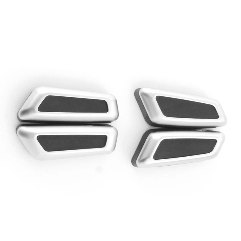 4 Stuks Auto-Interieur Stoel Afstelling Knop Schakelaar Cover Vervanging Voor-A6 A7 C8 Q5 A3 Q3 Q7 Q8
