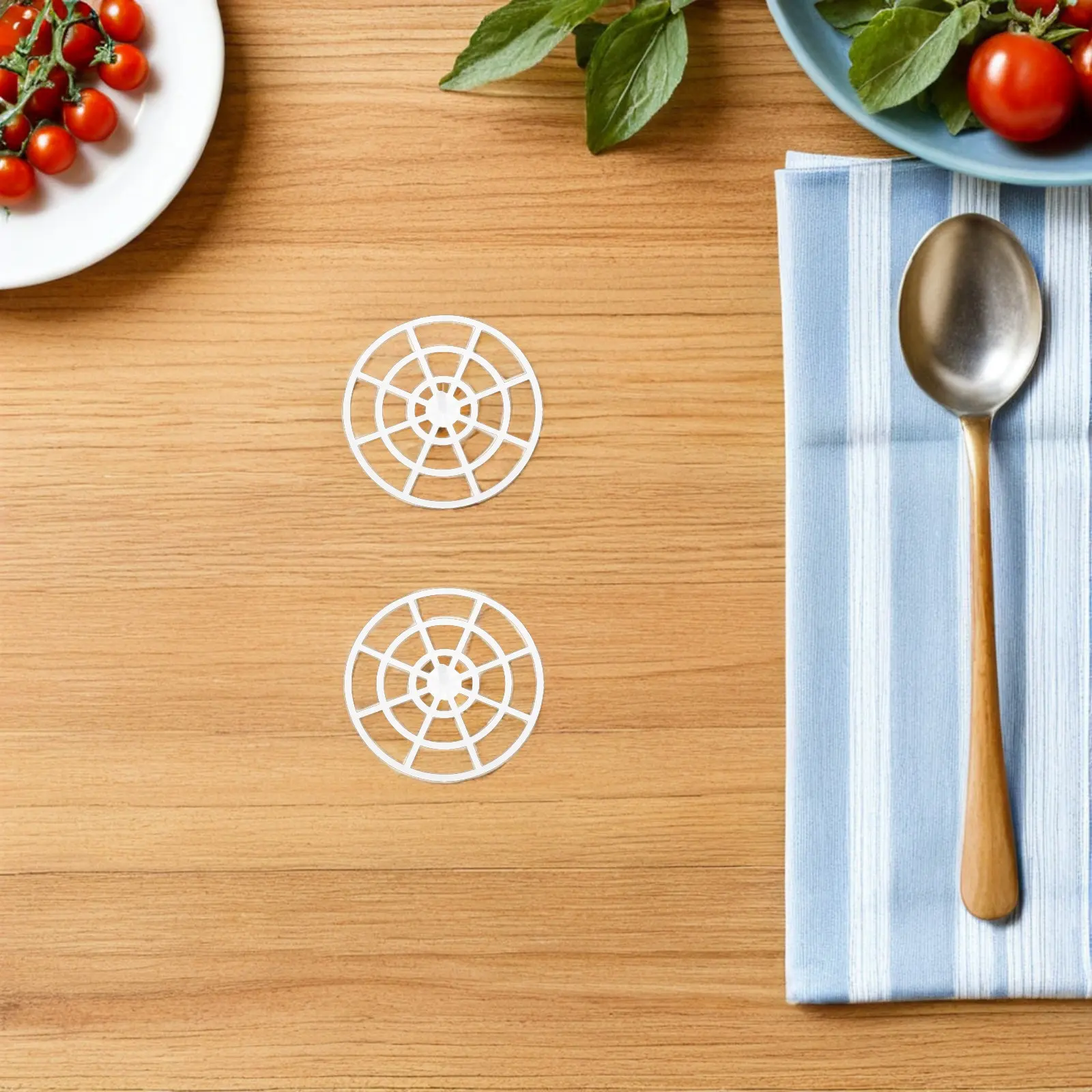 

20Pcs Plastic Fermenting Press Plate 2.2x2.2 Inch Mesh Grid for Wide Mouth Pickle Jars Vegetable Press Plate Fermentation Jar