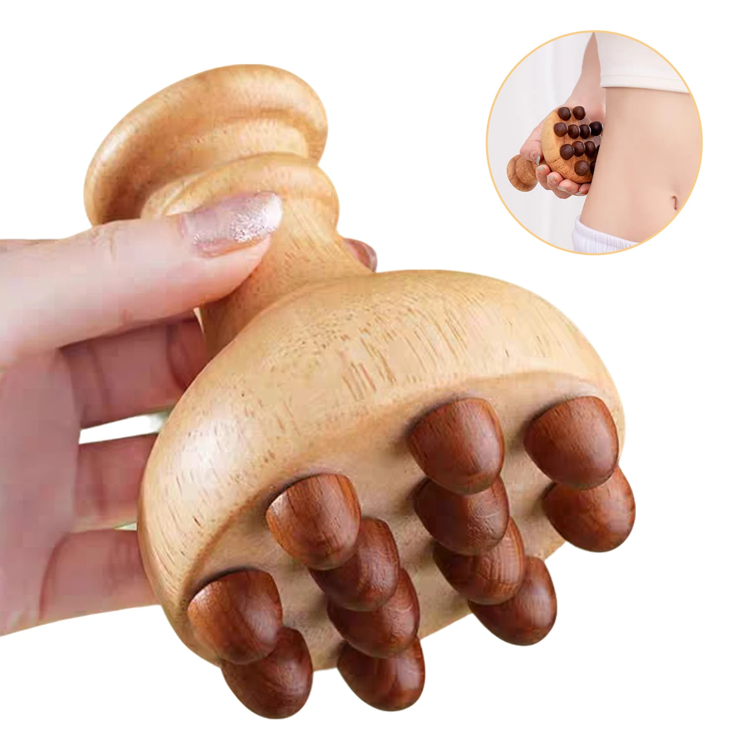 

Wood Massage Tool Cellulite Massage Tool Massage Body Brush Itchy Skin Relief Body Shaping Maderoterapia Meridian Pressure Brush