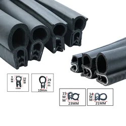 1-3M Rubber Edge Guard Sealing Strip U Type Side And Top Bubbles For Mechanical Or Car Door Anti-collision Waterproof Sealings