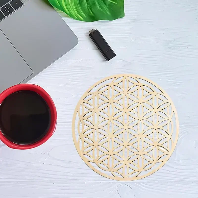 10 قطعة الوقايات بار مفرغة وسادة عزل خشبية مقاومة للحرارة قابلة للتعليق ديكور جدران المنزل لغرفة الطعام وغرفة النوم #2