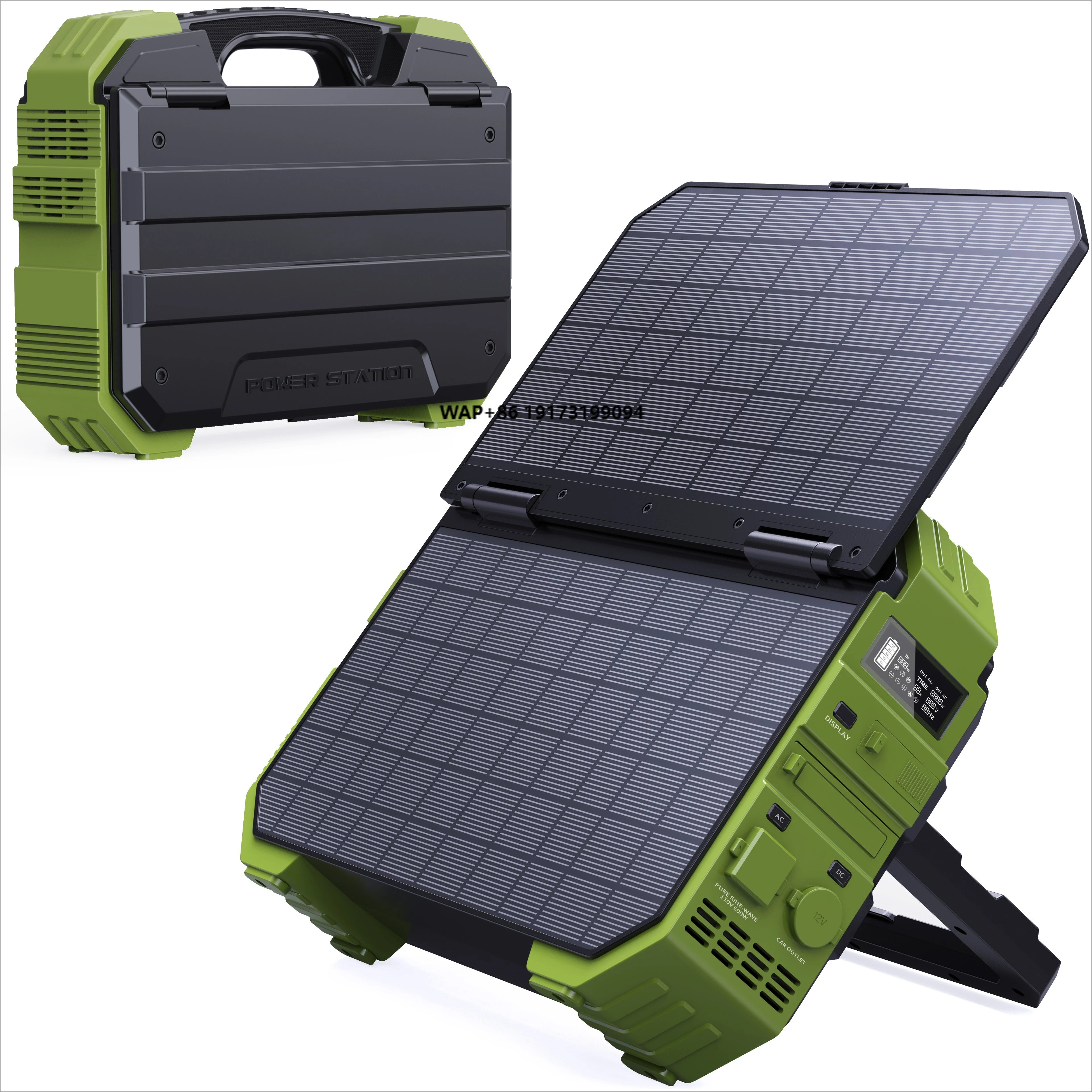 Portable Power Station 1000W + 40W Solar Panel | Outdoor Charging & RV Travel Essential (2026 Hot)