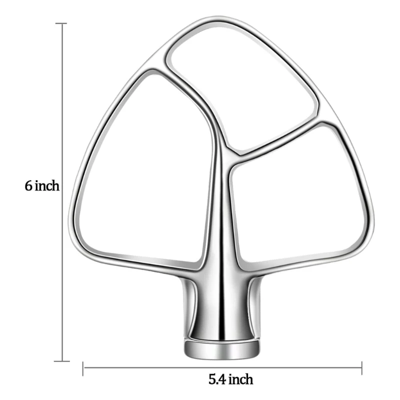Проволочный венчик с плоской насадкой для миксера 4,5-5QT K45SS KSM75, дропшиппинг